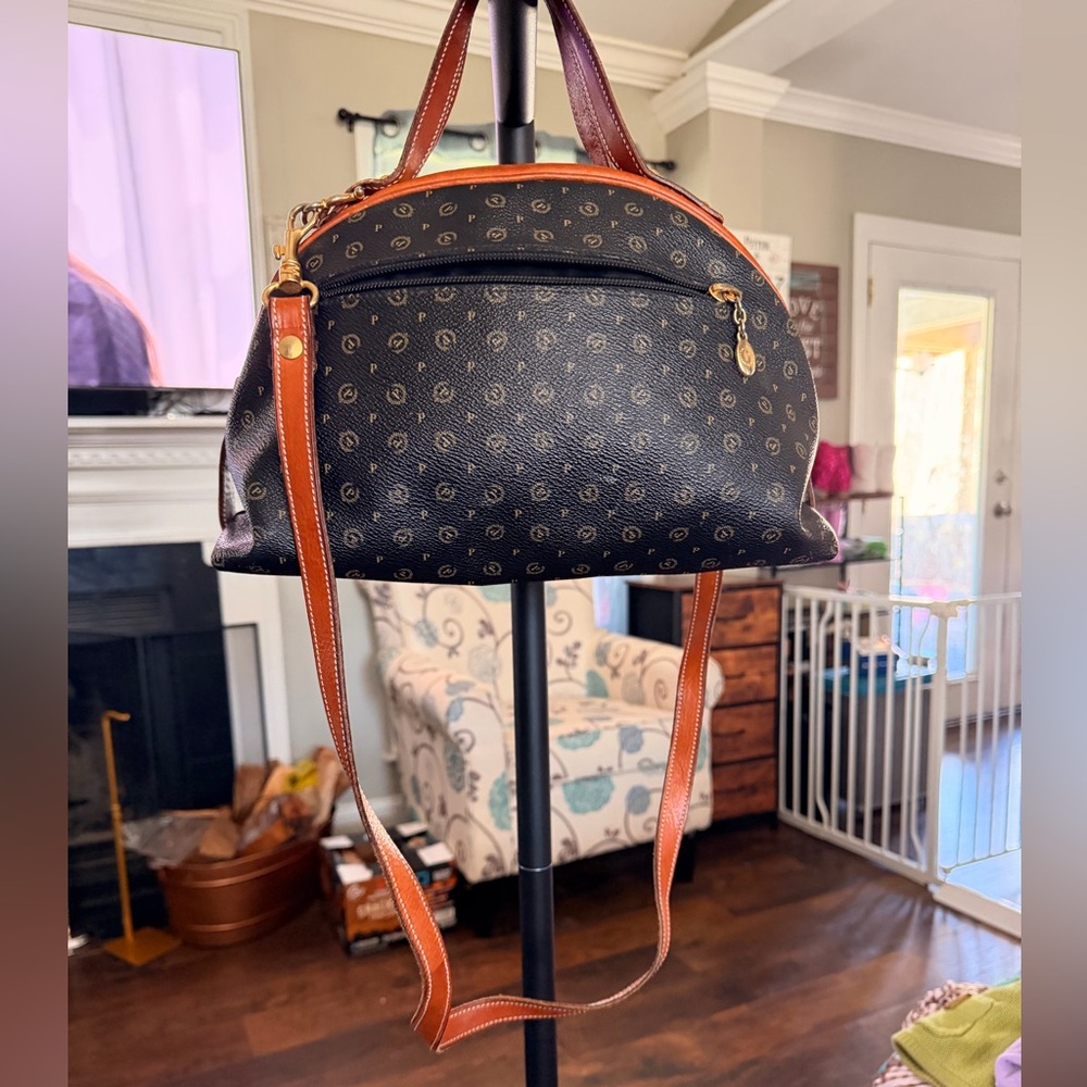 Pollini Black and Brown Crossbody Bag - Picture 2 of 10